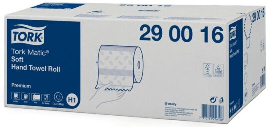 Tork Matic® Dispenser nero per asciugamani a rotolo